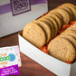 Valentine's Day Snickerdoodle Cookie Gift Box w/ 3x4 Rectangle Logo Cookie