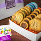 New Year Variety Cookie Gift Box w/ 3x4 Rectangle Logo Cookie