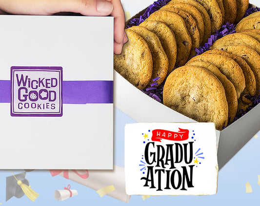 Graduation Chocolate Chip Cookie Gift Box