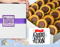 Graduation Peanut Butter Puddles Cookie Gift Box