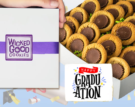 Graduation Peanut Butter Puddles Cookie Gift Box