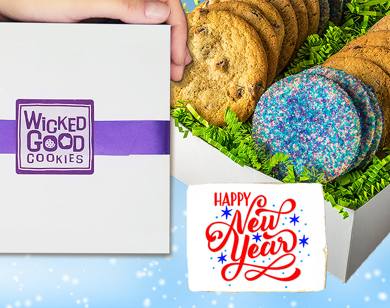 New Year Nut Free Cookie Gift Box