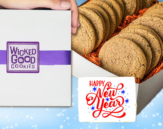 New Year Snickerdoodle Cookie Gift Box
