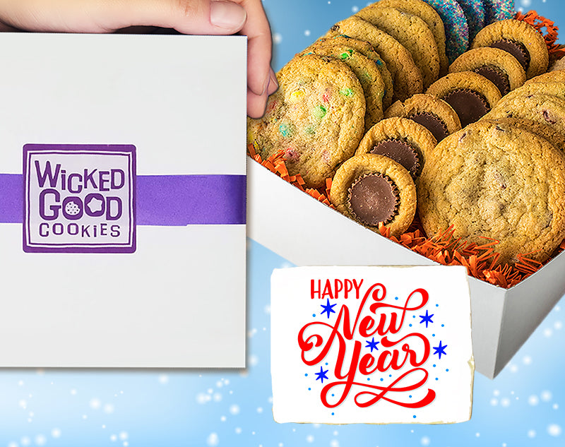 New Year Variety Cookie Gift Box