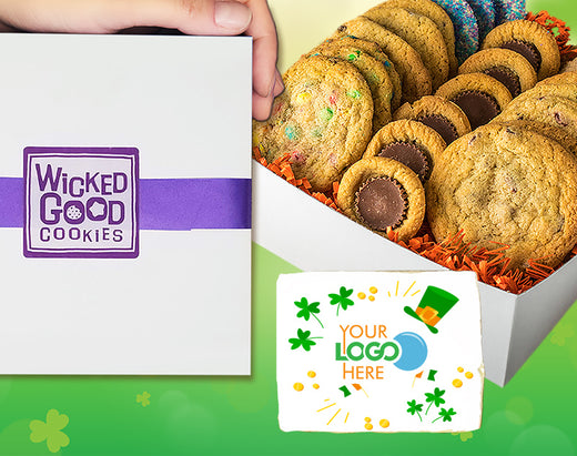 St. Patrick's Day Logo Variety Cookie Gift Box