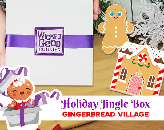 Gingerbread Village Holiday Jingle Box