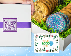 Winter Nut Free Logo Cookie Gift Box