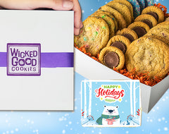 Winter Holiday Variety Cookie Gift Box