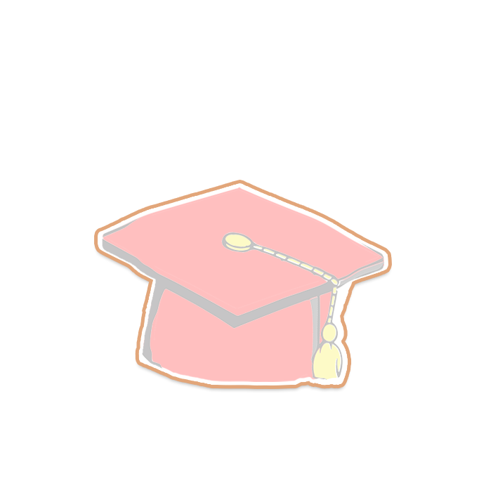 Grad Cap Cookies