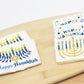 Hanukkah Rectangle Sugar Cookies