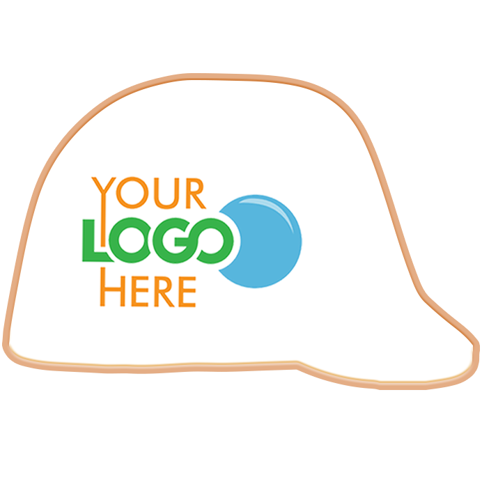 Hard Hat Logo Cookies