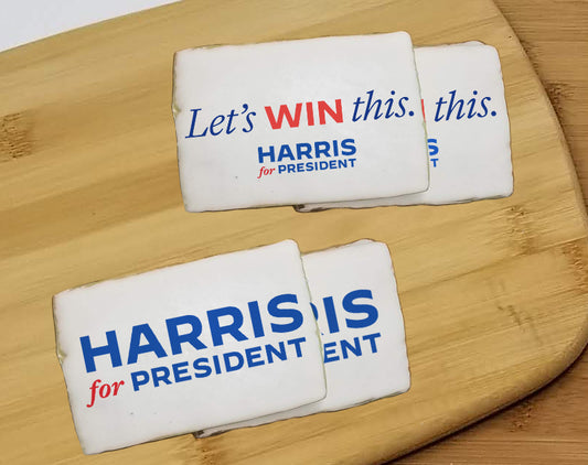 Rectangle Election Sugar Cookies - Harris 2024