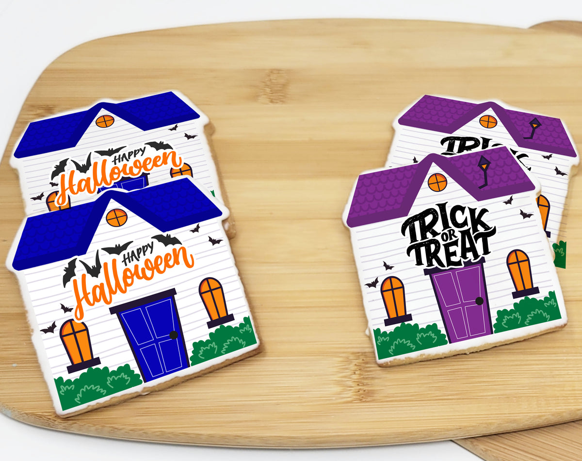 Haunted House Sugar Cookies