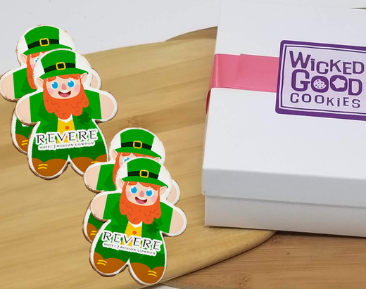Leprechaun Logo Cookie Gift Box