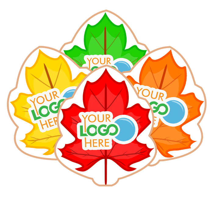 Maple Leaf Logo Cookies