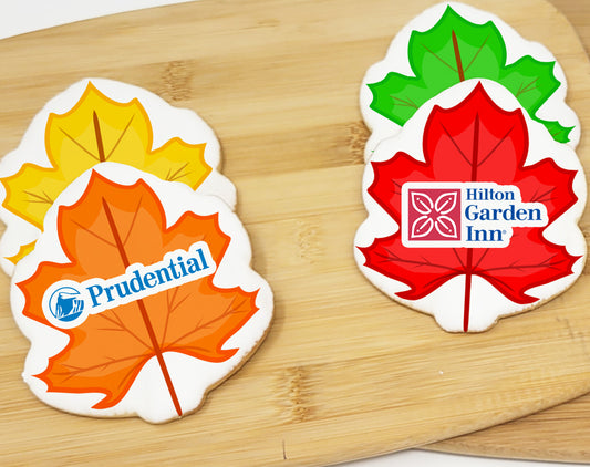 Maple Leaf Logo Sugar Cookies