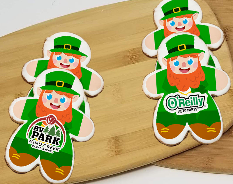 Leprechaun Logo Sugar Cookie