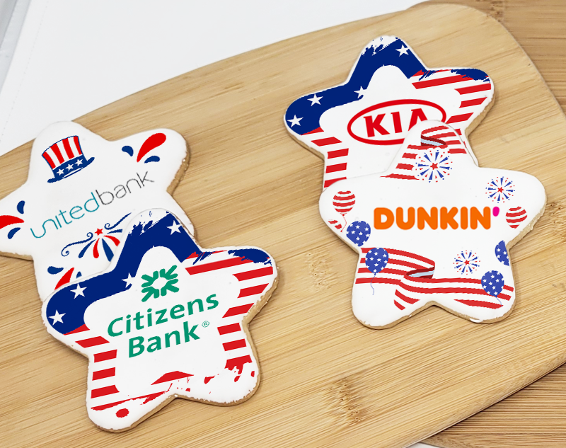 Liberty Star Logo Sugar Cookie