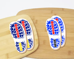Marathon Shoe Print Sugar Cookies