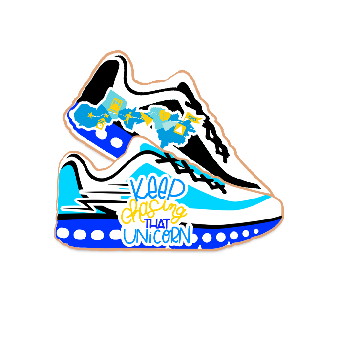 Marathon Shoe Cookies