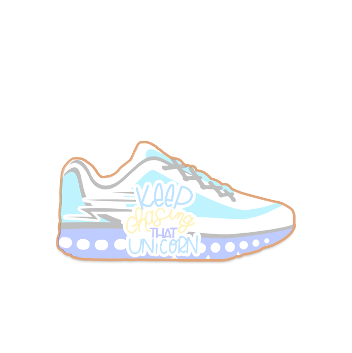 Marathon Shoe Cookies