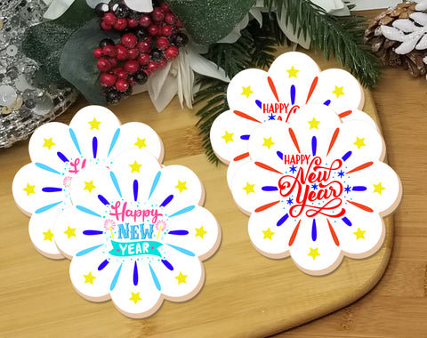 New Year Firework Cookies