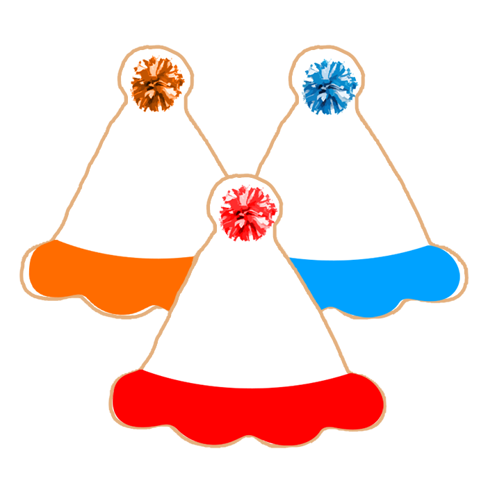 Party Hat Cookies