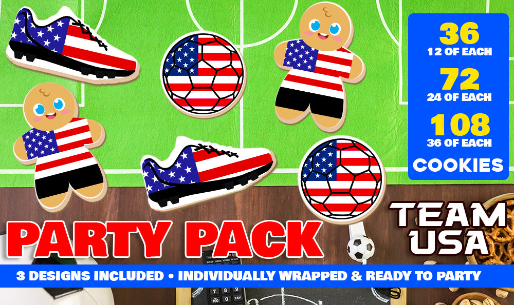Team USA Soccer Party Pack