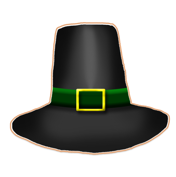 Pilgrim Hat Cookies