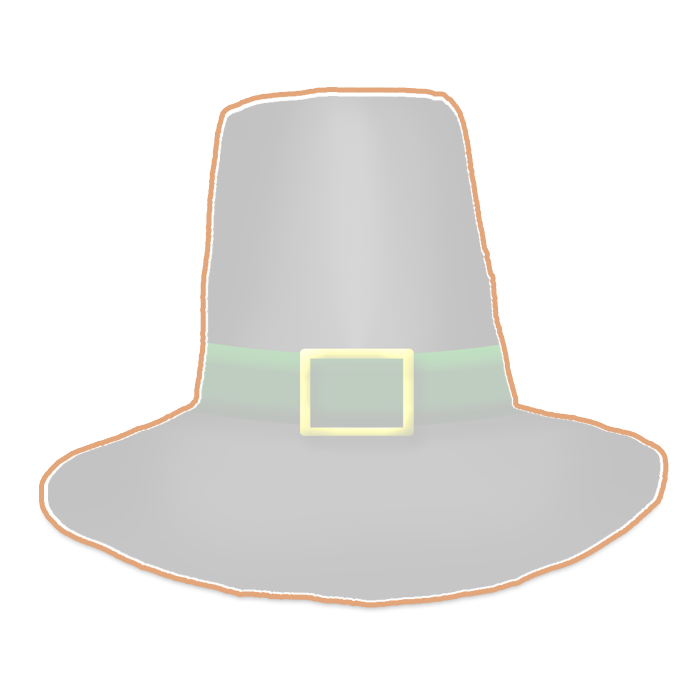 Pilgrim Hat Cookies