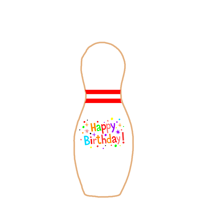 Bowling Pin Cookies