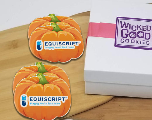 Pumpkin Logo Sugar Cookie Gift Box