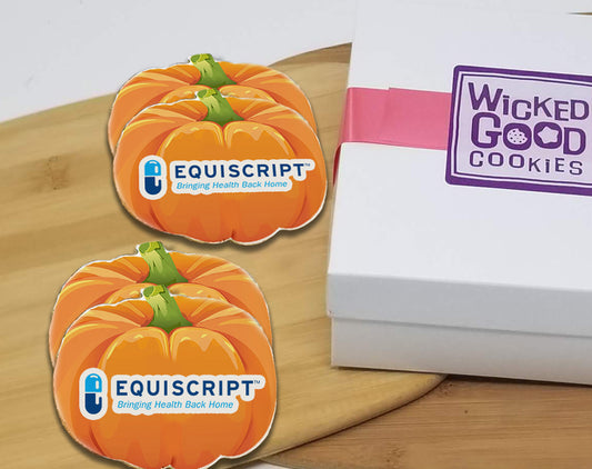 Pumpkin Logo Sugar Cookie Gift Box