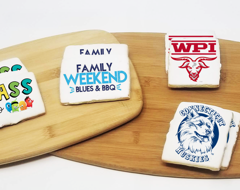 Back to School Rectangle Photo Sugar Cookies