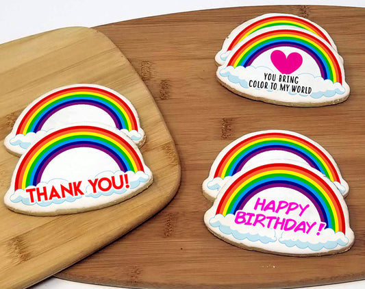 Rainbow Sugar Cookies