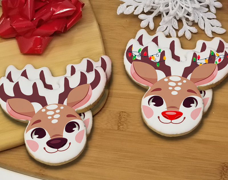 Reindeer Sugar Cookies