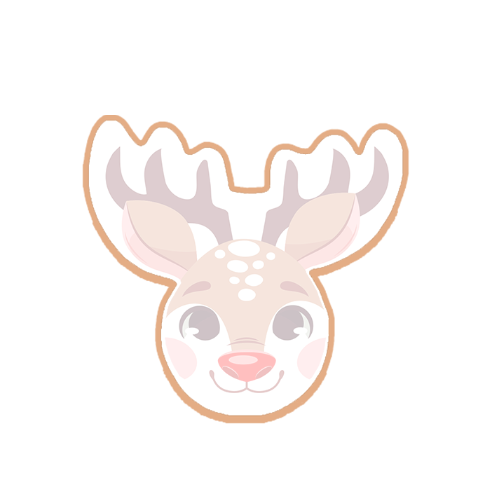 Reindeer Logo Cookies