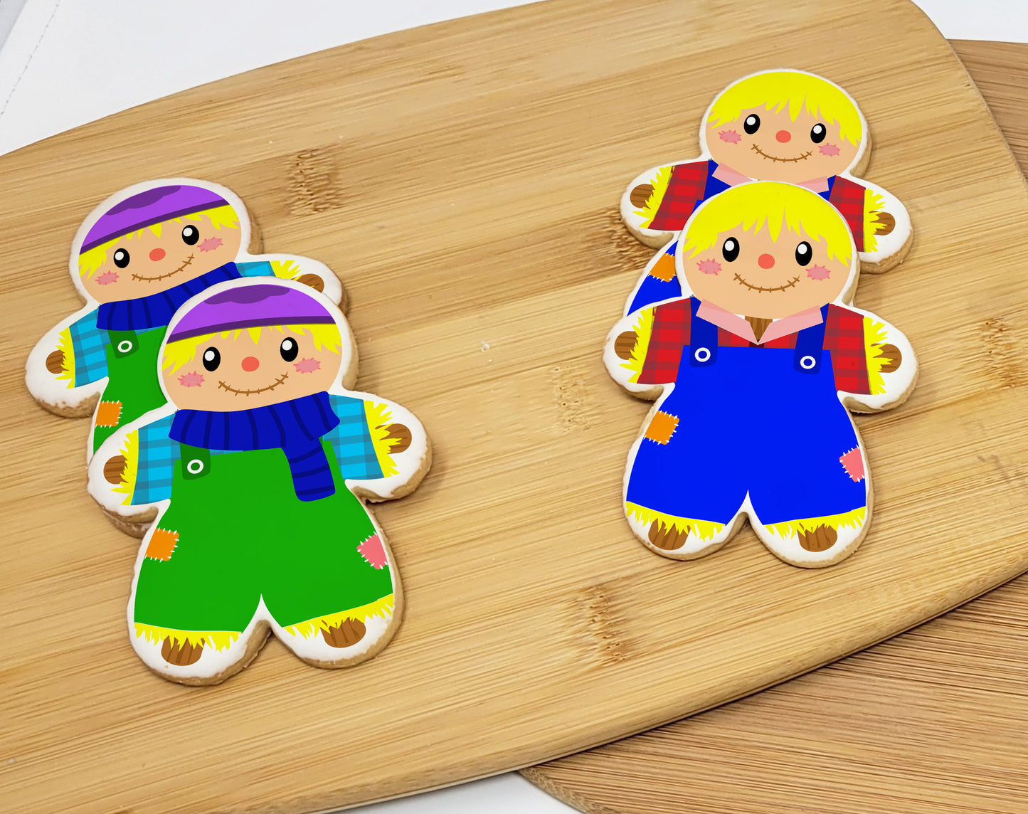 Scarecrow Sugar Cookies