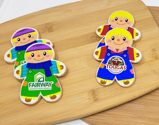 Scarecrow Logo Sugar Cookies