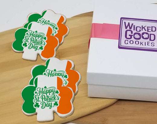 Shamrock Cookie Gift Box