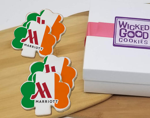 Shamrock Logo Cookie Gift Box