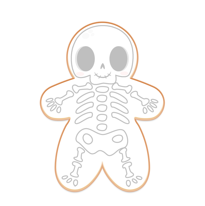 Skeleton Logo Cookies