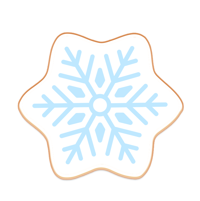 Snowflake Logo Cookies