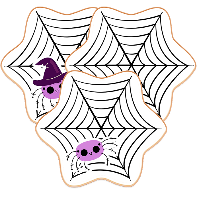 Spider Web Cookies