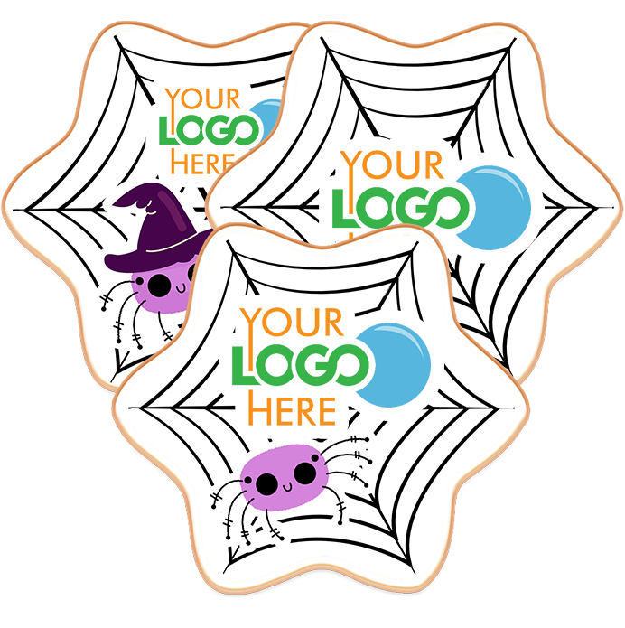 Spider Web Logo Cookies