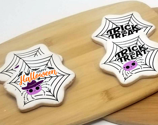 Spider Web Sugar Cookies