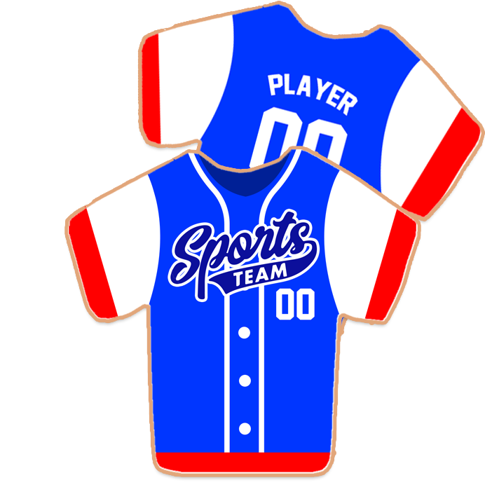Sports Jersey Cookies