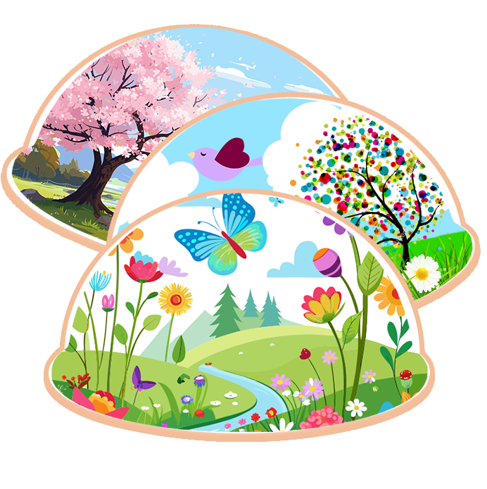 Spring Scene Cookies