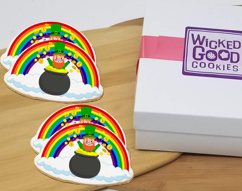 Rainbow Cookie Gift Box