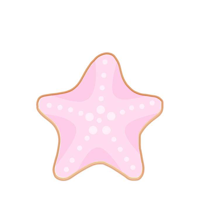 Starfish Logo Cookies